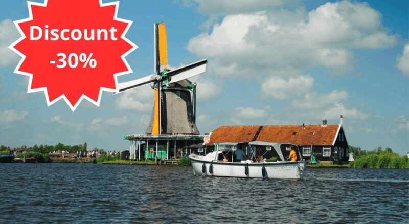Zaanse Schans: Private Cruise + Live Guide, Optional Drinks - Key Points