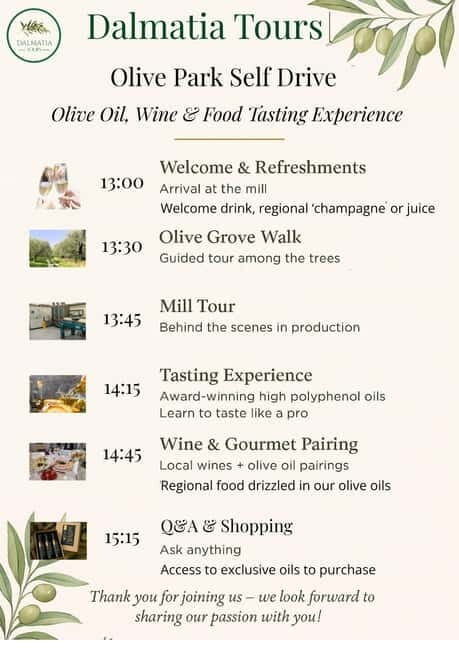 Zadar, ibenik: Olive Mill Tour, Tasting, Self Drive - An Introduction to the Experience