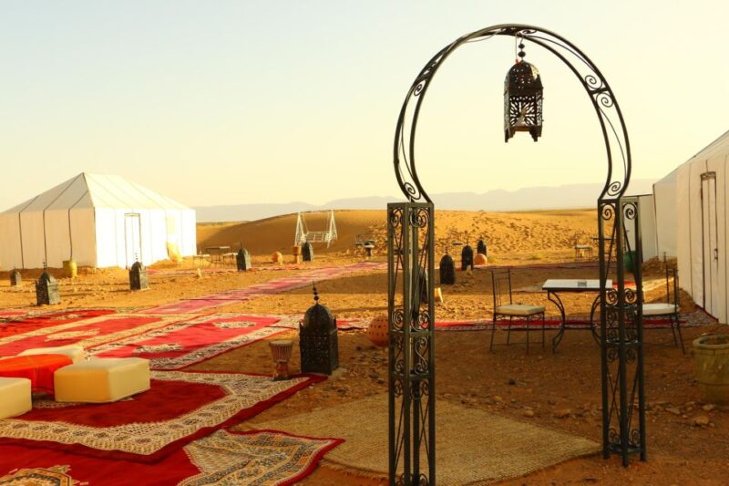 Zagora: Overnight in Luxury Desert Camp With Camel Ride, - Camel Ride at Sunset