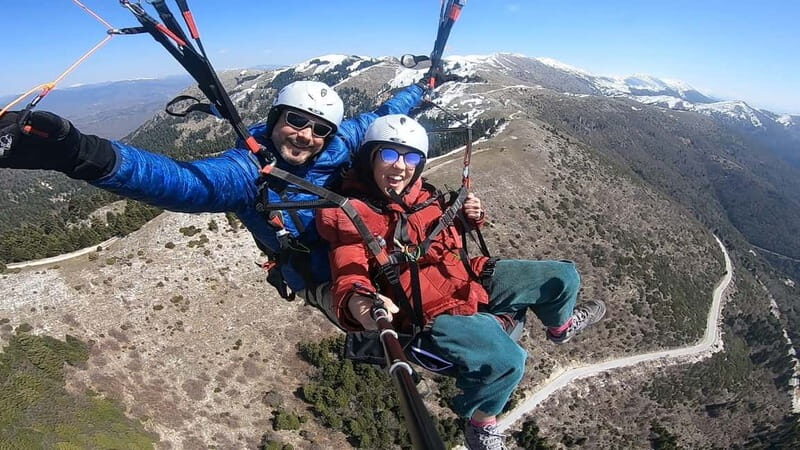 Zagori: Paragliding Flight Experience - The Flight Itself