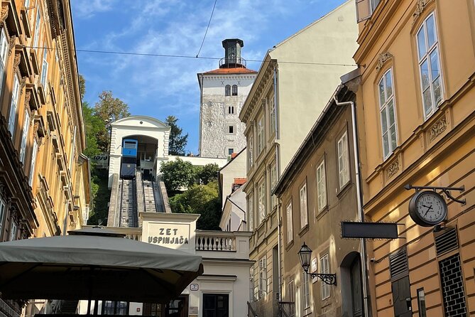 Zagreb Small Group Walking Tour With Funicular Ride & WW2 Tunnel - Discovering Lotrscak Tower