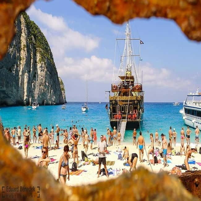 Zakynthos Main Port: Full-Day Cruise by Unique Pirate Ship - The Itinerary in Detail