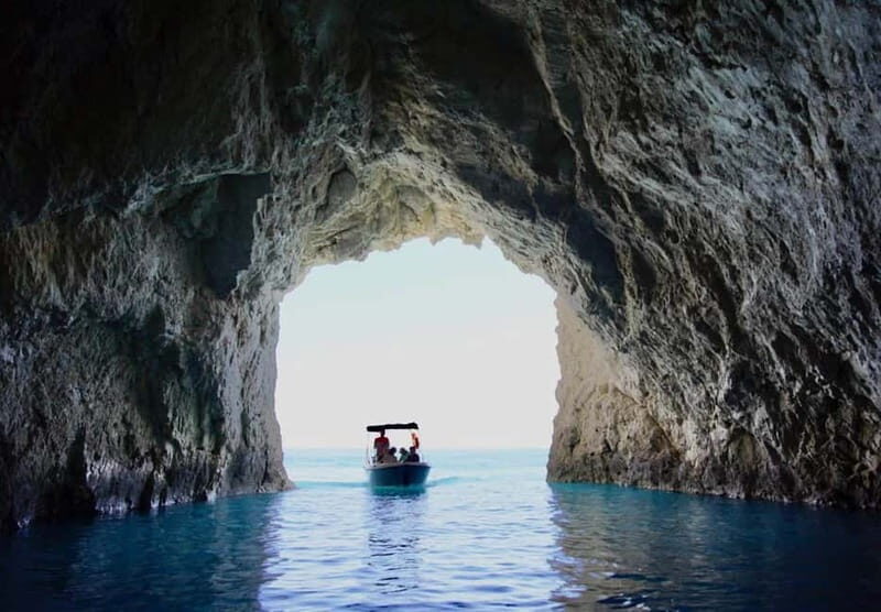 Zakynthos: Sunset Cruise to Myzithres with Wine & transfer - FAQs