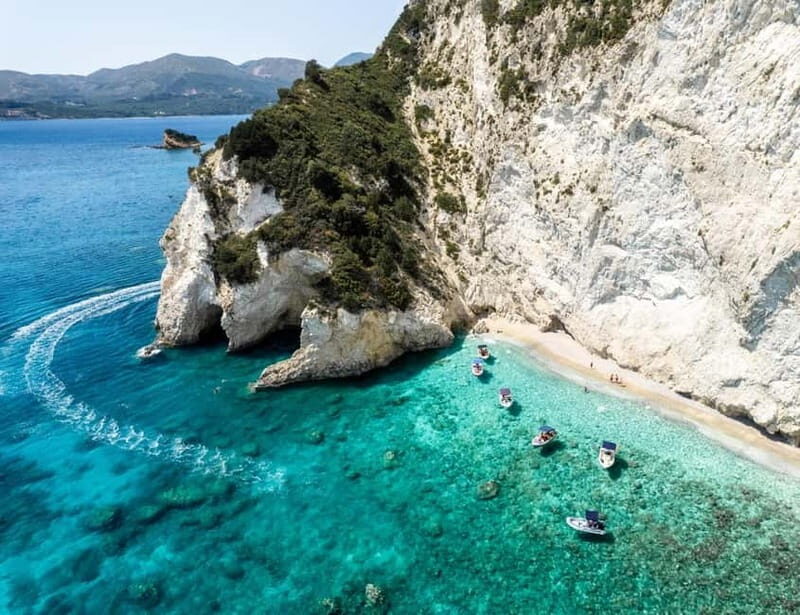 Zante Private Boat: Keri Caves, Mizithres, Eros Cave (max5) - Key Points  