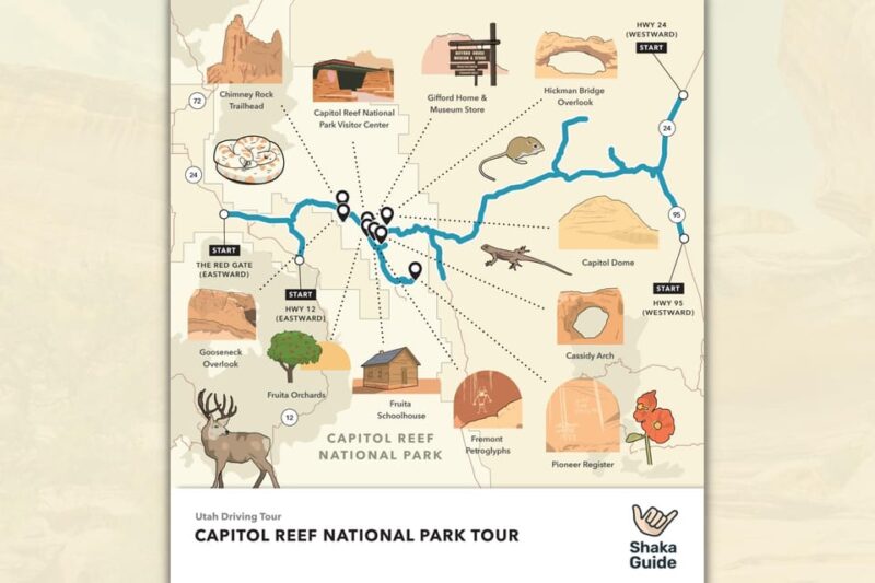 Zion, Bryce & Capitol Reef: Audio Tour Guide Bundle - Audio Guide Features