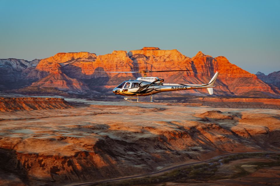 Zion National Park and Canaan Cliffs: Helicopter Tour - Heliport Location and Departure