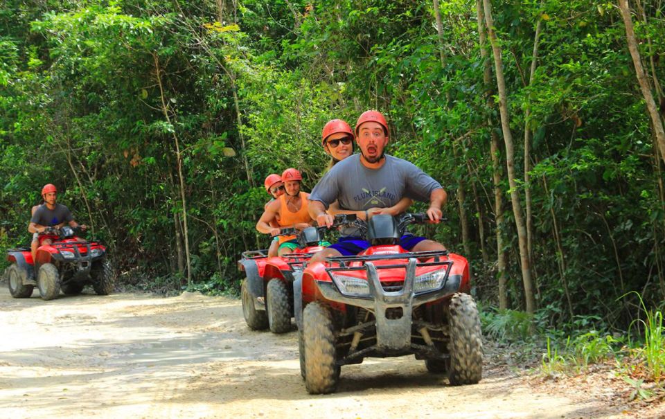 Zip-Line and ATV Combo Tour - Enjoying the Cenote