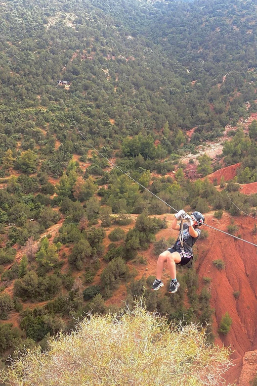 Zipline and Camel Adventures in Marrakech - Thrilling Ziplining Experience