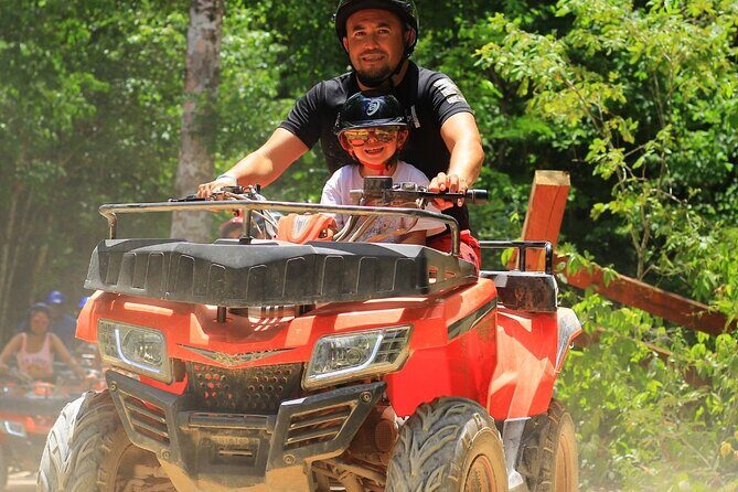 Zipline, Cenote and ATV Adventure with Pickup - Key Points