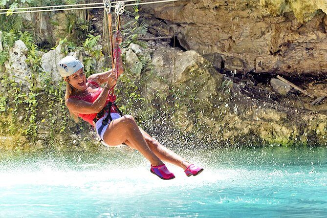 Zipline Mega Splash at Bavaro Adventure Park - Key Points