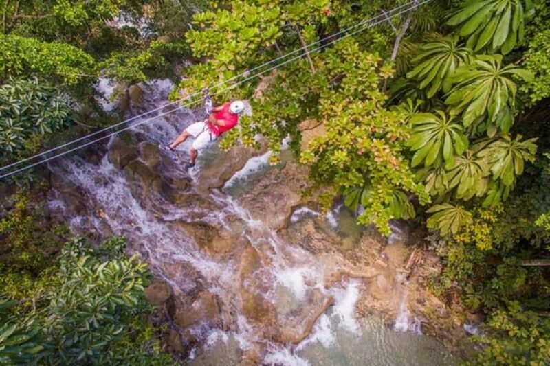 Zipline Over The dunns River Falls - Key Points
