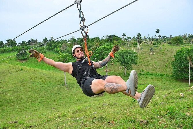 Zipline Xtreme Punta Cana 8 Lines and Hanging Bridge Adventure - An Exciting Ride Through the Dominican Jungle