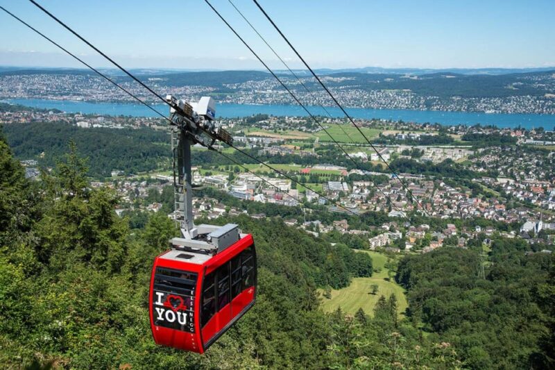 Zurich: City Tour W/ Boat Trip, Lindt Museum, & Cable Car - Cable Car to Felsenegg
