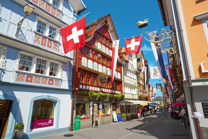 Zurich Open Top Bus, Chocolate and Cheese Factory Tour Appenzell - Exploring Appenzell Village