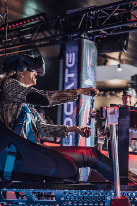Zurich: Virtual Reality Space Racing Simulator - Equipment Provided